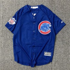 시카고 컵스 블루 야구유니폼 반팔티셔츠 C054