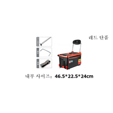 32L 낚시용아이스박스 쿨러 레드/그린 의자, 레드단품