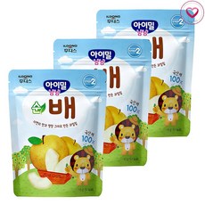 일동후디스 순과일칩 순사과 순딸기 순배, 3개, 배