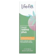 Life-flo 액상 요오드 플러스 천연 오렌지 맛 59ml (2 fl oz), Life-flo 액상 요오드 플러스..., 1개