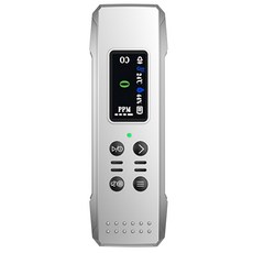 실내공기질측정기 이산화탄소 미세먼지 휴대용 미니 일산화탄소 감지기 CO 모니터 여행용 C타입 충전 온도 습도 계량기, White, 1개