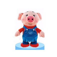 [해외 직송]HY 봉제인형 인형 털북숭이 장난감은 말을 잘 하는 새끼 당나귀가 걸을 때 노래하고 설남 여자아이는 우스꽝스럽게 목소리를 낸다 XZ29 A10, 02 레드 세트2 충전식