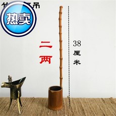차이글로벌샵 천연 죽제 물바가지 긴 국자 대나무 술그릇 꾸러미 푸다 55, 탄화 일식 물 바가지 스몰자