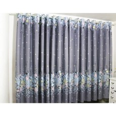 others 완제품 간이 커튼 침실 거실 베란다 서재 임대 방 현시대 따스 하 다 고귀 회색 세계 2.5 너비 2.25 높이 고리 형 1 장, 상세페이지 참조