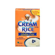 Cream of Rice Gluten Free Hot Cereal 크림 오브 라이스 글루턴 프리 핫 시리얼 14온스 397g 12팩