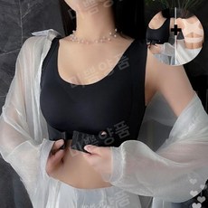 앞후크스포츠브라 1+1 부유방 심리스 자세교정 들뜸없는 처진 벌어진 가슴 모아주는 브라