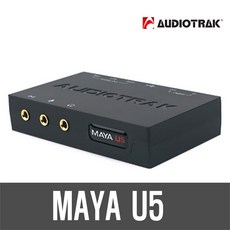 오디오트랙 MAYA U5 외장형 사운드카드 스테레오믹스 인터넷방송