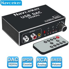 Navceker 192KHz DAC 디지털-아날로그 오디오 컨버터 광 동축 섬유 SPDIF-RCA 3.5mm USB 사운드카드 잭 오디오 어댑터 앰프 PS4 TV 용 배터리 없음, ZY-AL2 - fiioka2