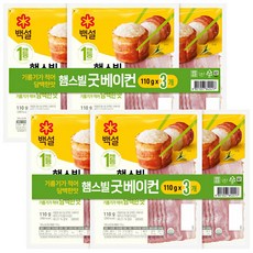 백설 햄스빌굿베이컨, 330g, 2개
