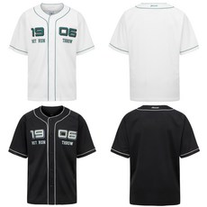 [국내배송] 미즈노 MESH SHIRTS 아이보리 블랙 캐주얼 남여공용 반팔티셔츠