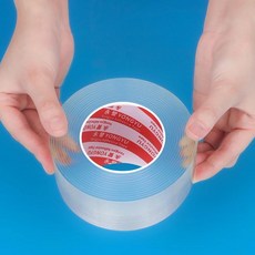 접착투명 단면 나노 테이프 몰드 방지 방수 아크릴 재사용 가능 청소 가능한 접착 주방 욕실 용품, [02] 30mm, [02] 10m, [01] Nano tape, 1개