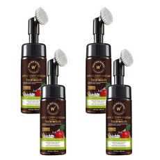 와우 스킨 사이언스 애플 사이더 비니거 폼 페이스 와시 앤 브러쉬, 4개, 150ml