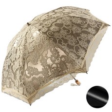 마르벨라 꽃무늬 레이스 자외선차단 양산 암막 우산 겸용