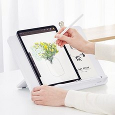 초슬림 심플한 휴대용 각도조절 책 받침대 독서대