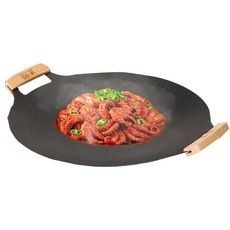 한솔가 무쇠 인덕션 그리들팬 39CM 캠핑 고기구이 삼겹살 목살 전