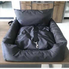 강아지 애견 카시트 대형 차시트 가방형 극세사, G, 1개
