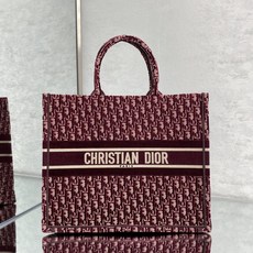 (디올.DO) 북 토트 에코 백 버건디 41.5cm 93360
