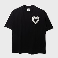 펀치드렁크파티즈 Sweethurt Oversized T-Shirt (BLACK)