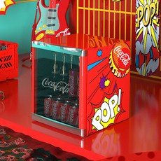 코카콜라 미니 음료수 냉장고 소주 음료 쇼케이스 HCK-46, 신상품코카콜라냉장고