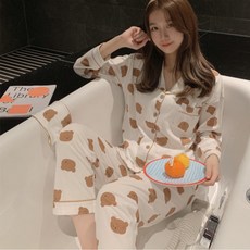 [잠옷대장]여성용 큐티 곰돌이 파자마세트