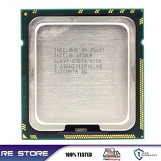 Intel Xeon X5687 프로세서 3.6GHz 12MB 쿼드 코어 6.4GT/s LG 호환A 1366 SLBVY CPU 인텔 제온 중앙처리장치 중고