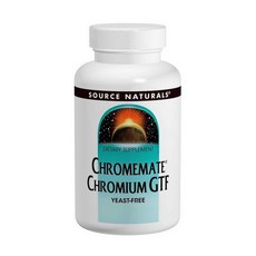 소스네추럴 크롬메이트 크로뮴 GTF 200mcg 240 타블렛 Source Naturals Chromemate Chromium GTF 200mcg 240 Tablets, 1개, 240개입