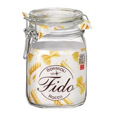 보르미올리로코 피도 클리어 1000ml 유리병 밀폐용기 홈 캐닝자, 1개