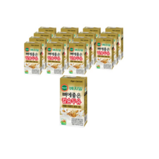 베지밀 뼈에좋은 칼슘두유 땅콩 아몬드 호두 잣, 155ml, 48개