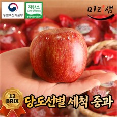 농협세척사과
  [꼬마 아닌 중과] 미리샘 12brix 당도선별 세척사과 경북 1개 3kg 