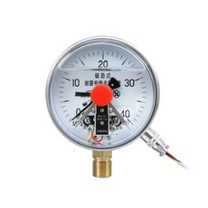 접점 압력계 PLC 스위치 산업용 전기 접촉 내진축향 지진 하이 로우 게이지, 09. 4MPa, 1개 - 로우게이지세일