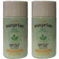 에뛰드 선프라이즈 마일드 에어리 피니쉬 2개세트 (55ml+55ml) (SPF50+ PA++++)