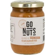 Go Nuts 고너츠 엑스트라 크런치 땅콩버터 270G X 2 최화정 땅콩쨈 프랑스 배송 유기농땅콩쨈, 2개