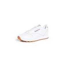 Reebok Men's Classic Leather Sneaker US-White/Gum 11 리복 남성 클래식 가죽 스니커즈 US-화이트/검 11