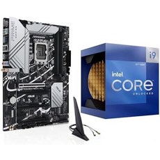 INLAND CPU 마더보드 콤보 - Intel Core i9-12900K 데스크탑 프로세서 16(8P+8E) 코어 최대 5.2GHz ASUS Prime Z790-V AX Wi, 기본 - 12900k