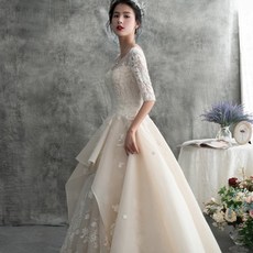 a라인웨딩드레스