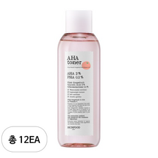 스킨푸드 핑크자몽 아하 토너, 200ml, 12개