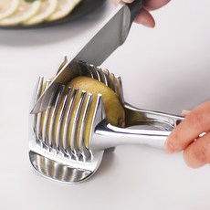 스테인리스 주방 도구로 토마토 레몬 양파를 쉽게 썰 수 있습니다!, 1