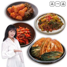 강성연 수려한 김치4종 11kg (포기 총각 열무 무말랭이), 단품