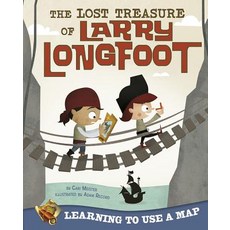 The Lost Treasure of Larry Longfoot: Learning to Use a Map Library Binding, Picture Window Books, English, 9781404883055