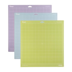 Cricut Machine Mat Variety Pack 12 in x 12 in (3 ct), 1, Cricut CRC2003546 Cutting Mat