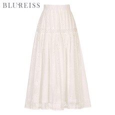 펀칭레이스스커트