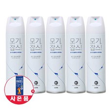잡스 안심플러스에어로솔 500mlx5개+사은품(뿌리는모기약), 1세트, 500ml