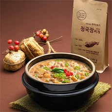 더조은 동트는농가 구수한 청국장찌개 160g x 3팩 홈쇼핑상품 국내산콩사용, 동트는농가 구수한 청국장찌개 160g/3팩