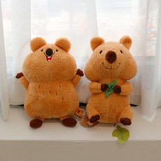 쿼카 인형 2종 행복한 쿼카 웃는 뚱카 애착 인형, 웃는 쿼카