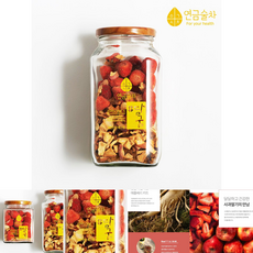 살룻담금주 연금술차 사과딸기 담금주 키트 780ml 딸기담금주