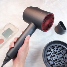 가정용 음이온 헤어 드라이어 차이슨 드라이기 초강력, 아이언 샌드 그레이+윈드커버