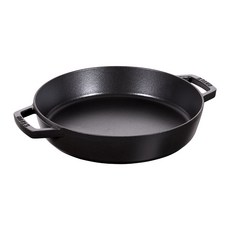 STAUB 더블 핸들 프라이팬-26cm-블랙