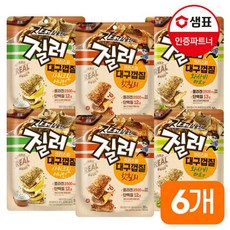 샘표 질러 크리스피 대구껍질 3종 30g 6개 /꾸이맨/간식, 대구껍질 사워크림 어니언 30g 6개