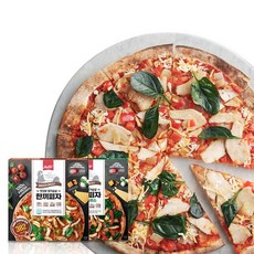 [천삼백케이] [맛있닭] 닭가슴살 한끼피자 200gx2판, 닭가슴살 한끼피자 야채플러스 1+1판