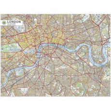 All Jigsaw Puzzles AJP10570 London City Map 1000 - map1000